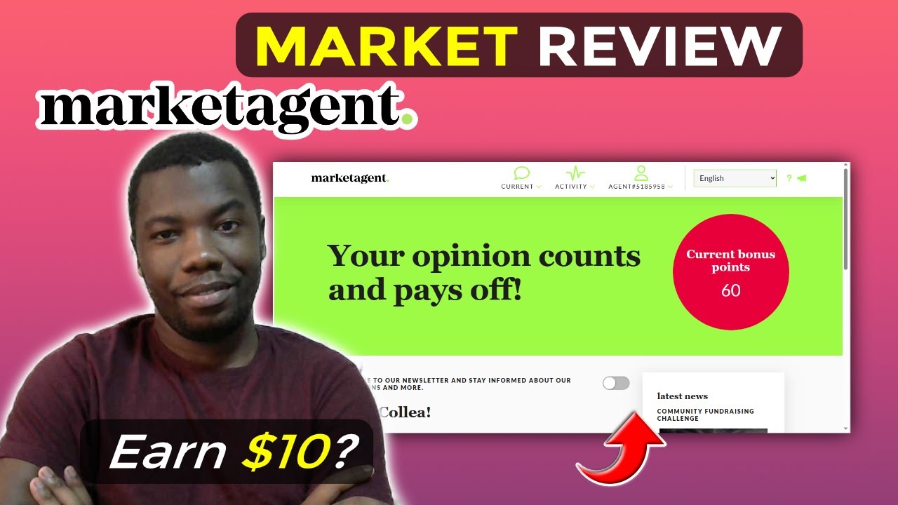 MarketAgent Review 2025 | How to Earn Money with Online Surveys (Is it legit?)