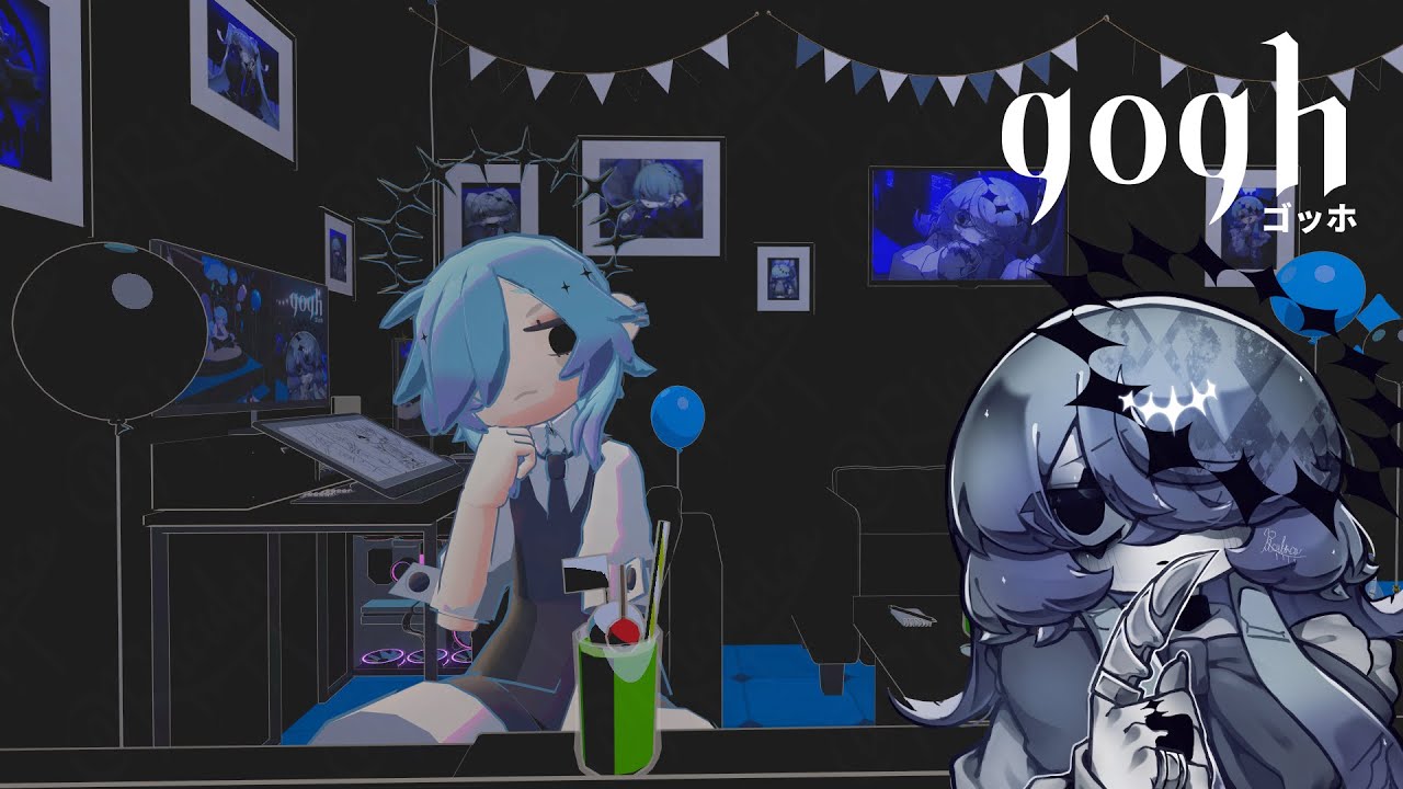 【gogh: Focus with Your Avatar】ゆったり作業【VTuber/リクルティカ】