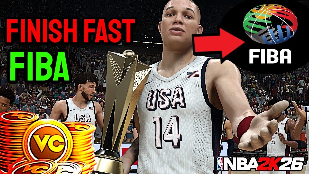 NBA 2K26 — как завершить быстрые игры ФИБА и всё равно заработать 25000 VC