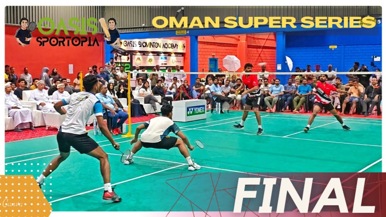KRISHNA PRASAD GARGA/VISHNU VARDHAN VS ROHIT/KAVIN:OMAN BADMINTON SUPER SERIES 2025