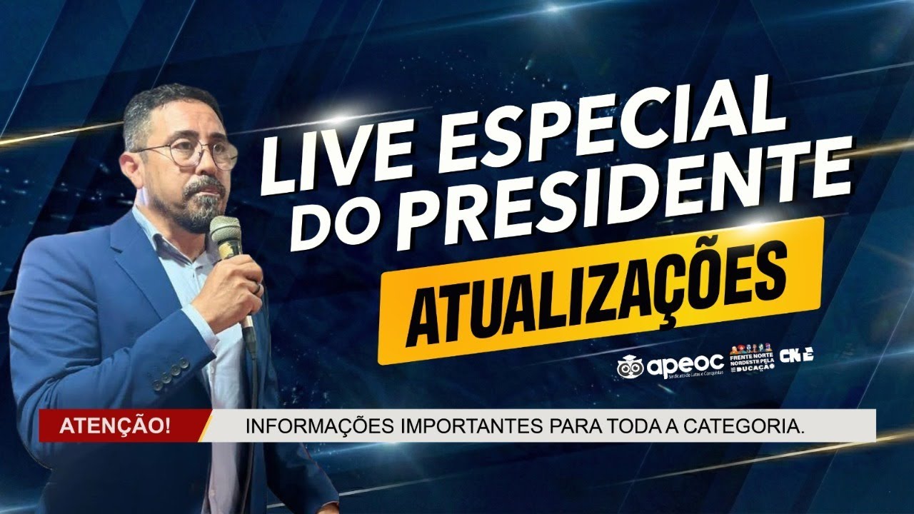 📢 ATUALIZAÇÕES DO PRESIDENTE