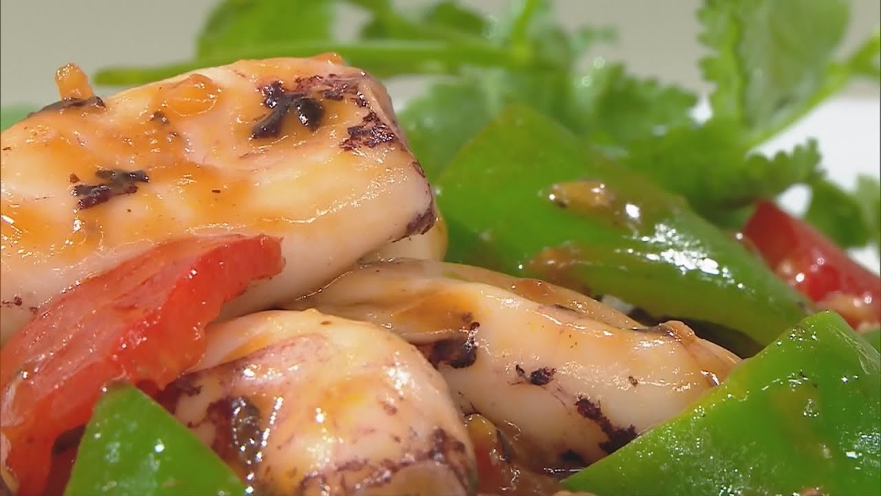 豉椒小魷魚 - 睇片學煮餸