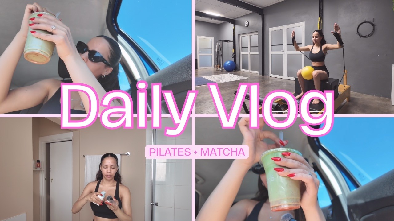 Romanticising Life | Matcha + Pilates Vlog