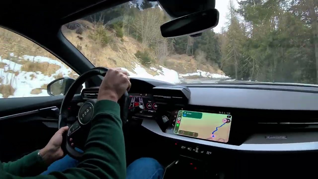 AUDI RS3 Mountain Pass Driving