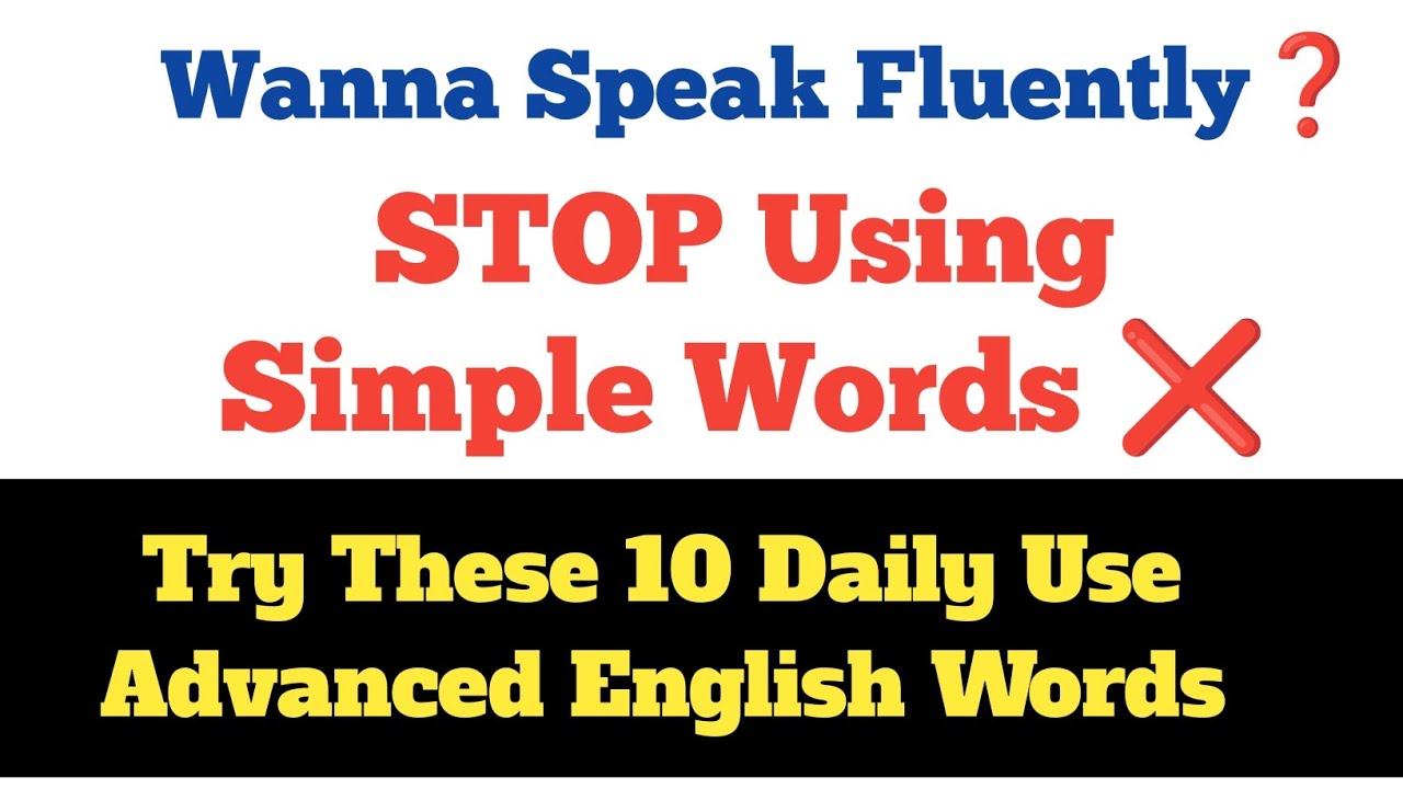  10 Daily Use English Words with Meaning | Improve Vocabulary & Speak Fluent English 😎