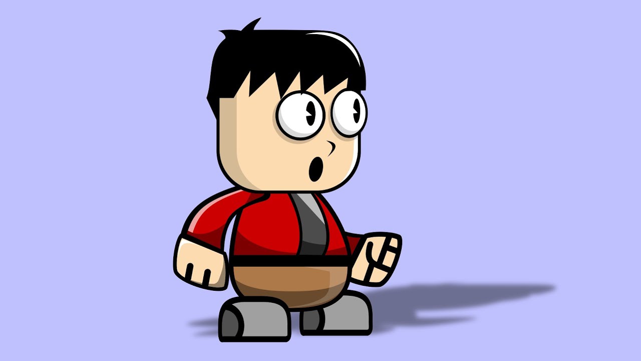 Game character in InkScape with Animations
