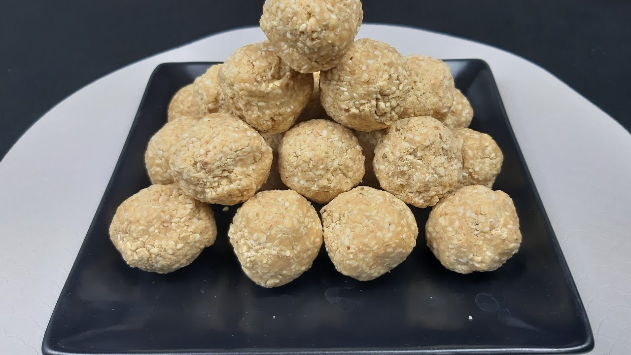 Sesame Seeds Besan Laddu