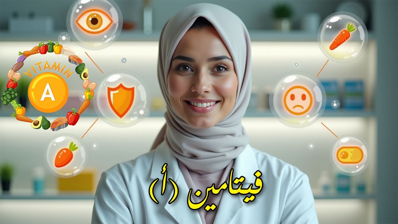 فيتامين البشرة والنظر👸فوائد فيتامين (أ) ومصادره واضراره Vitamin (A)