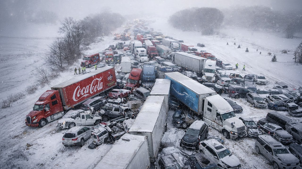 Chaos in North Carolina Today!❄️Massive Snow & Bomb Cyclone Paralyze Roads