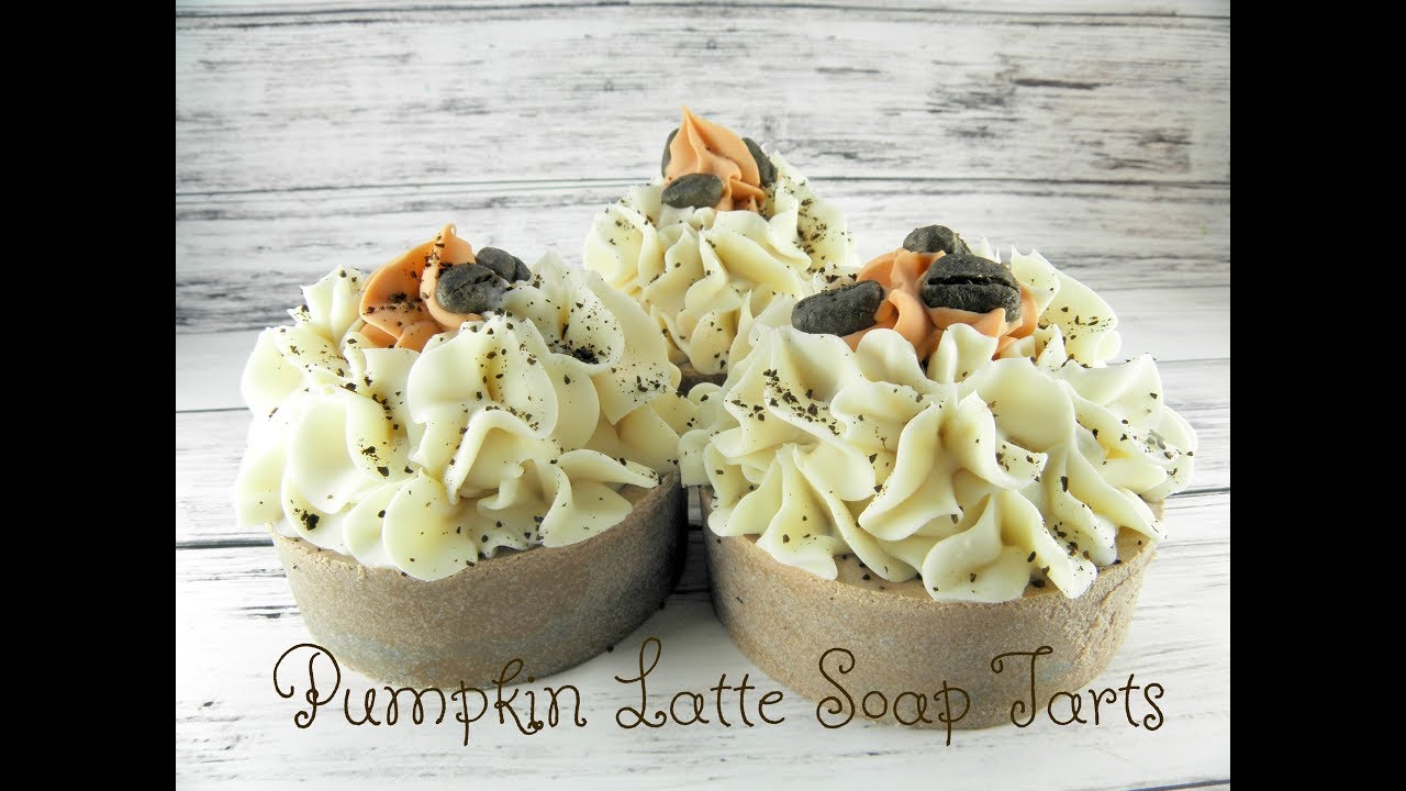 Making & Unmolding Pumpkin Latte Soap Tarts ~ Dandi Creations