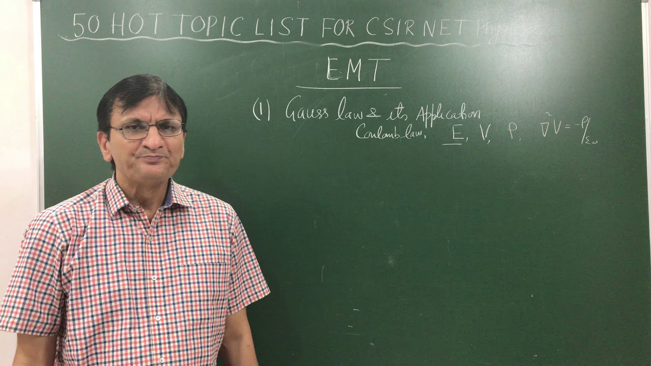 50 Hot Topic List For CSIR NET Physics Exam