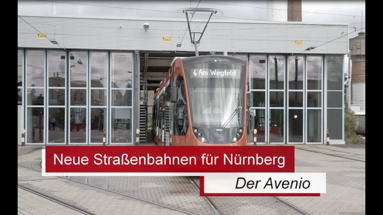 Vier unserer brandneuen Avenio-Straßenbahnen sind u.a. für Fahrschulfahrten schon im Netz unterwegs!