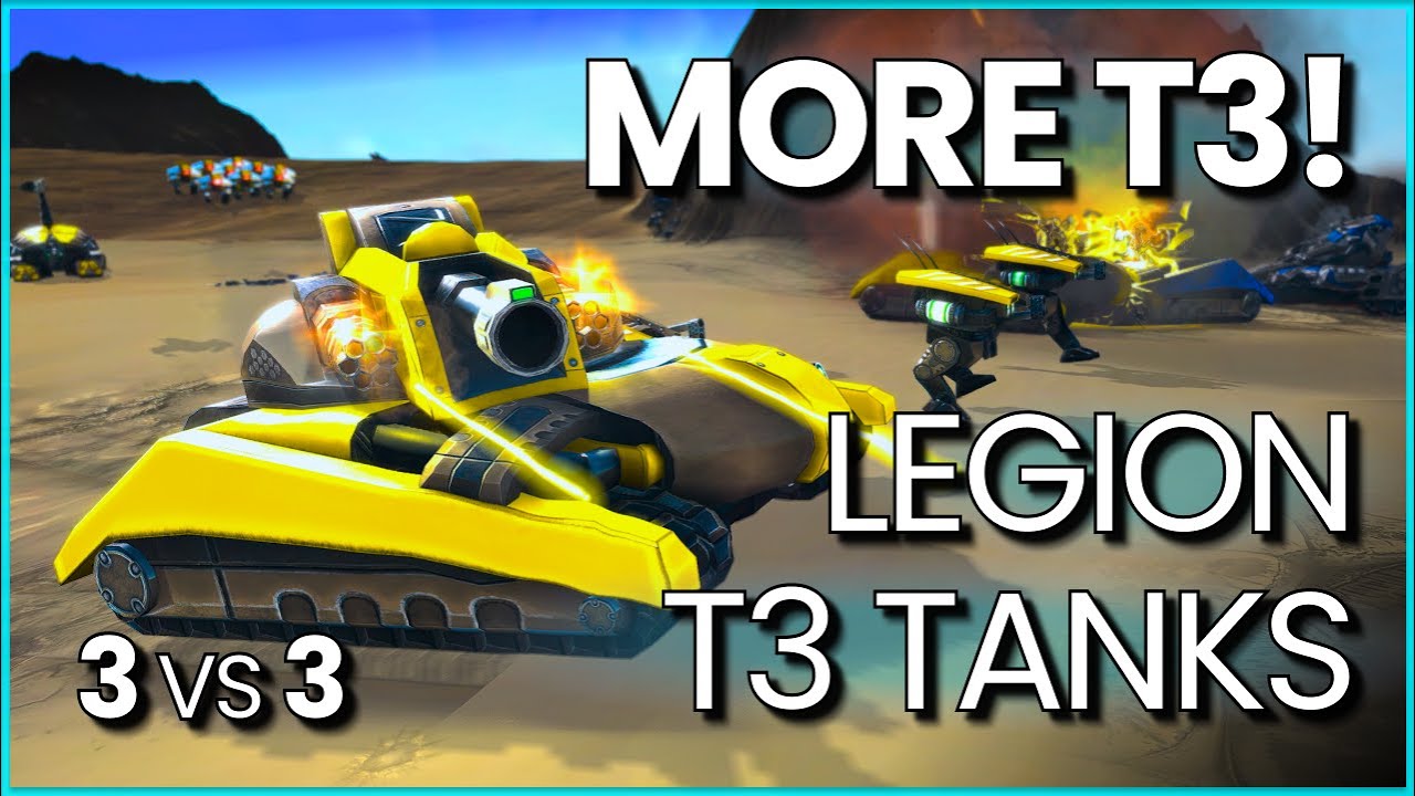 3v3 Carnage with Legion T3 Tanks – Beyond All Reason Cast