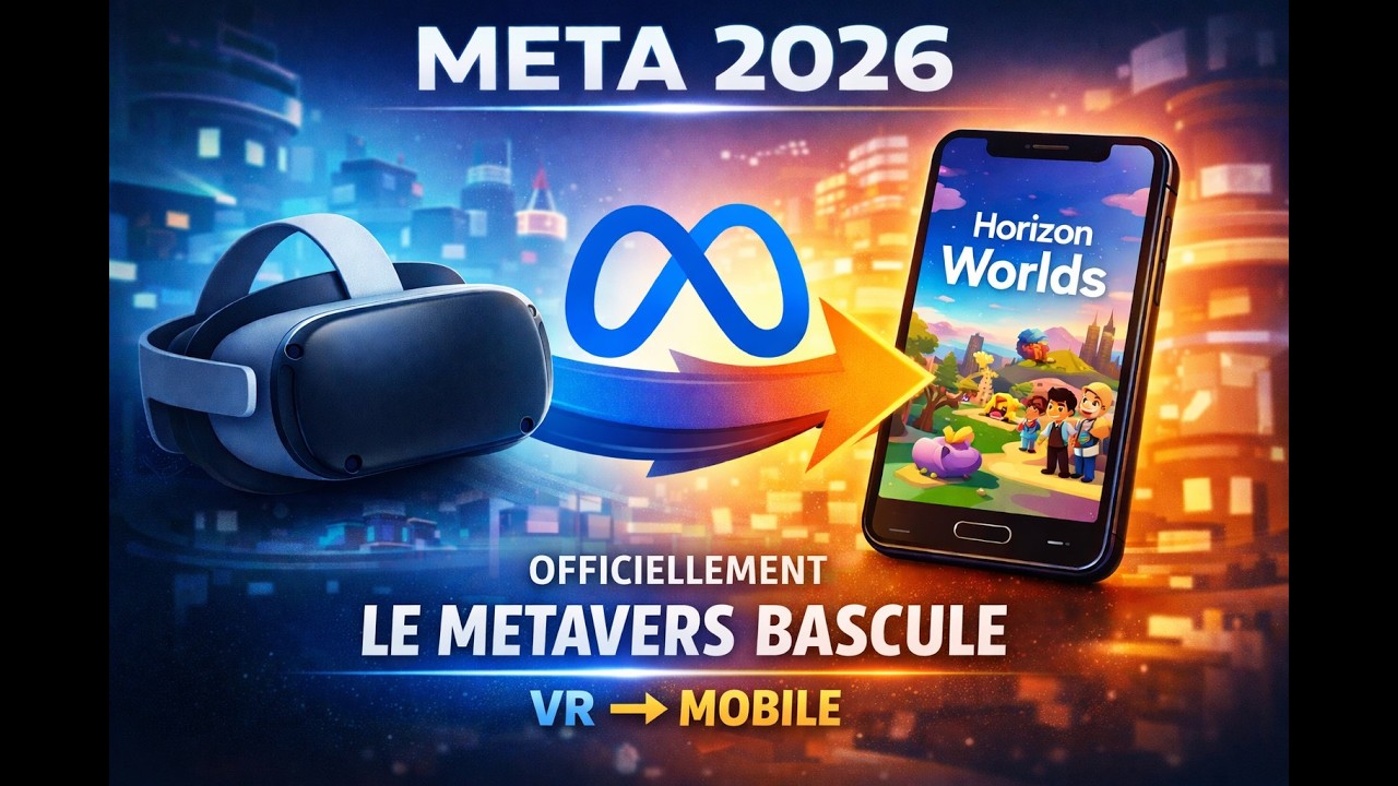 METAVERS ET VR : CHANGEMENT DE CAP OFFICIALISE !
