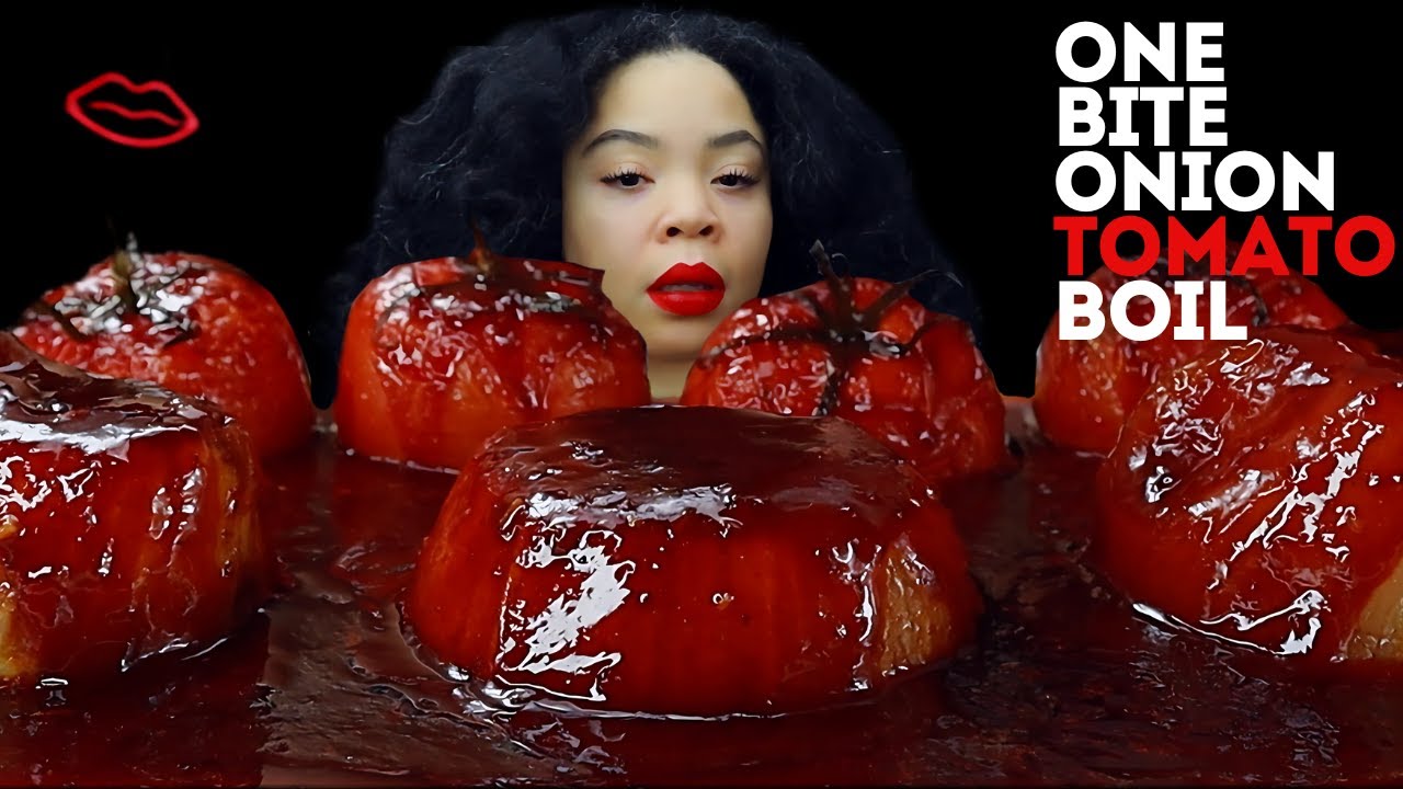 Spicy Buttery Onion Boil, Onion & Egg One Bite Challenge |TikTok Viral | Mukbang ASMR | Mmm ASMR