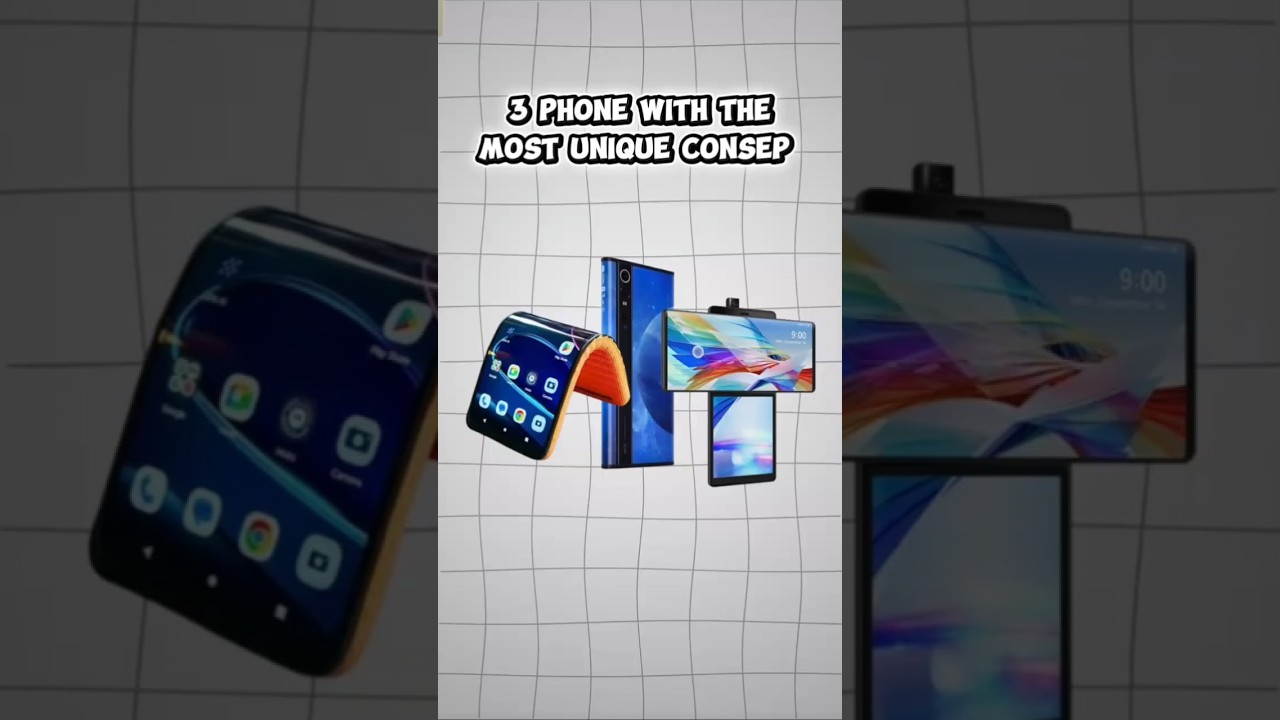 3 unique phone concepts #phone #gadgets