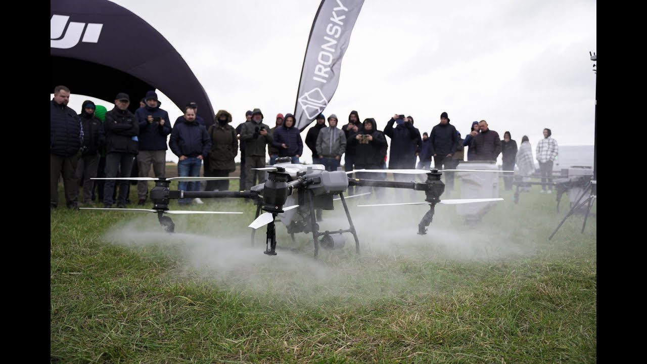 IRONSKY & DJI Agriculture Day 2024 - Pokazy Dronów Rolniczych DJI Agras T-25 i T-50 w Locie