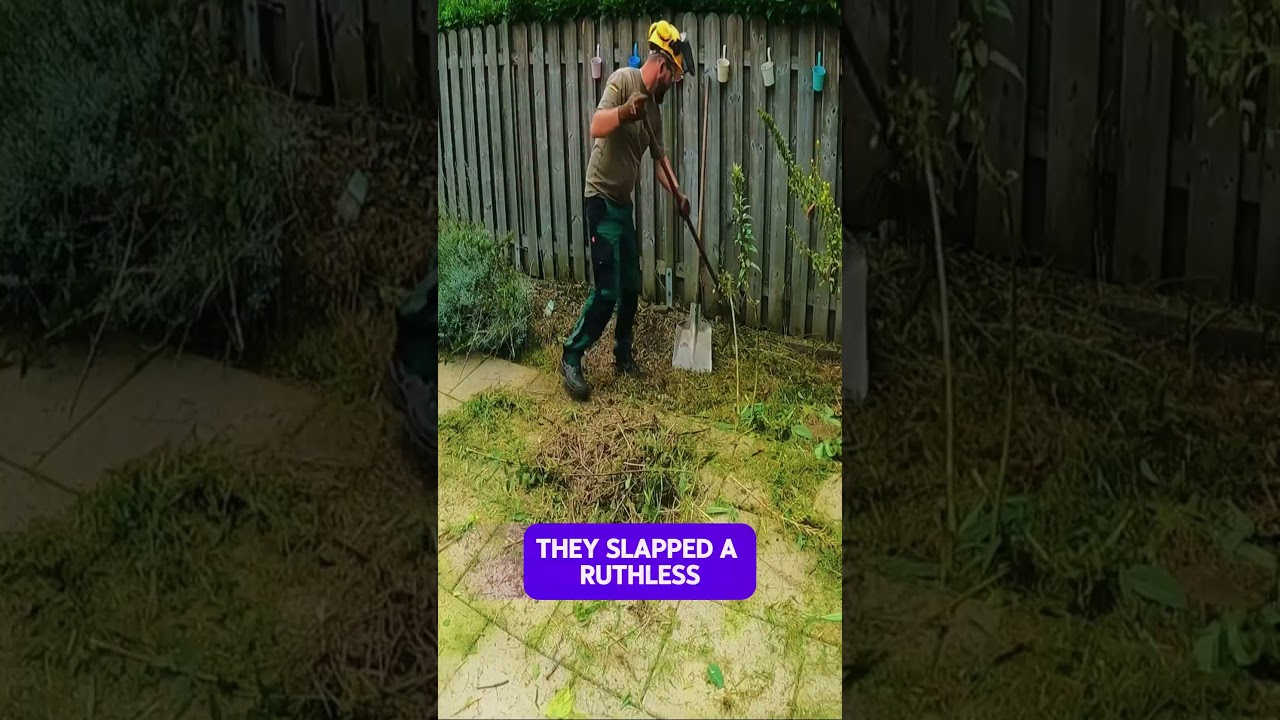 Veteran COLLAPSED Mowing His Lawn... You Won't Believe What We Found! 💔 #shorts #lawncare #mowing