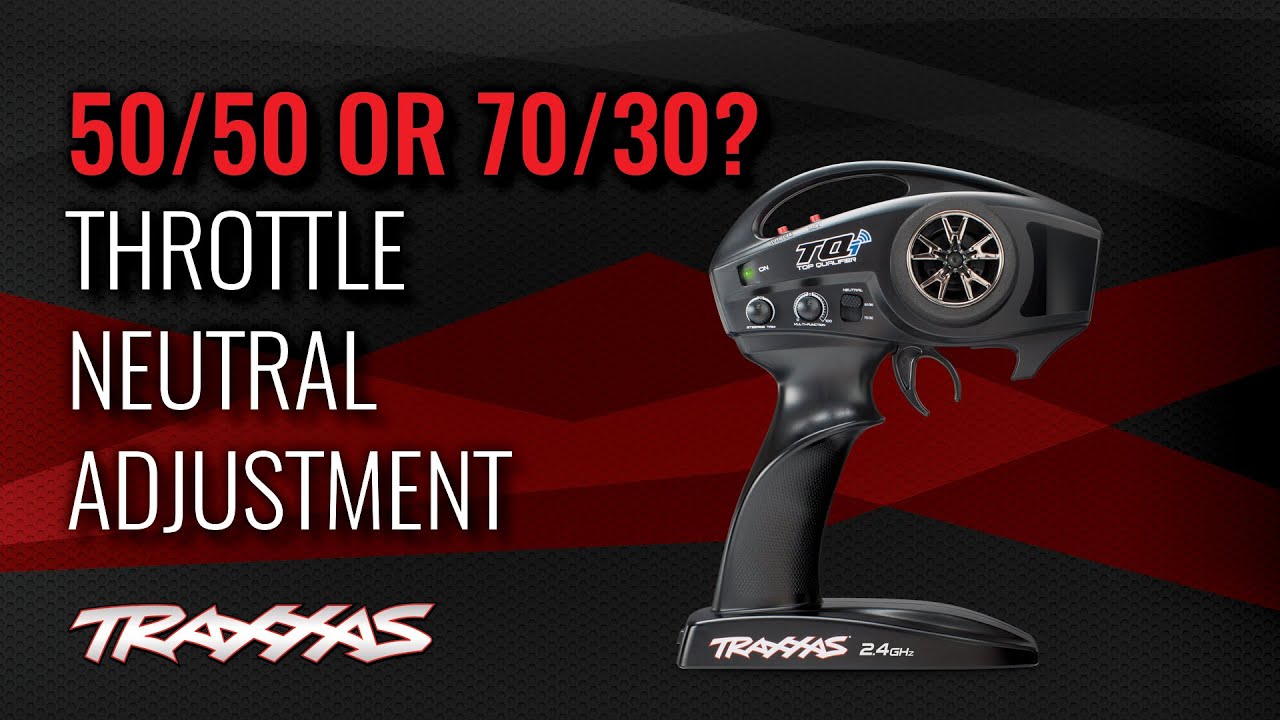 Traxxas TQi 50/50 and 70/30 Adjustment