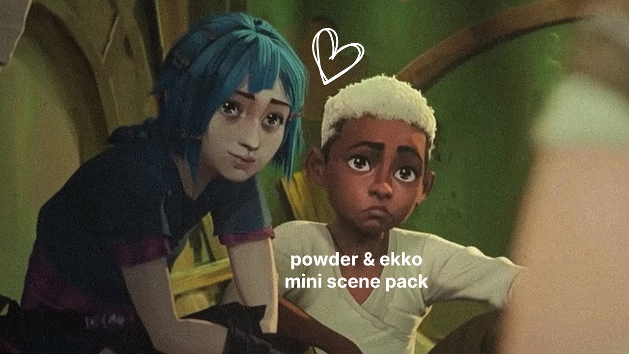 powder & ekko mini scene pack | arcane s1 + enemy mv | 1080p