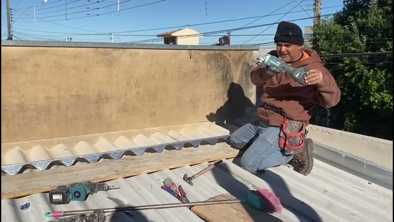 Dica de telhado embutido sem vazamento! Como instalar contrarrufo bem vedado com PU #ConstruçãoCivil
