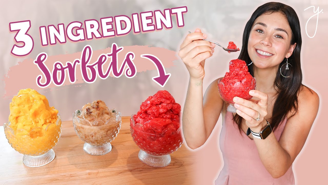 3 EASY Fruit Sorbets w/ a Juicer | Dairy Free & Delicious! 🍧