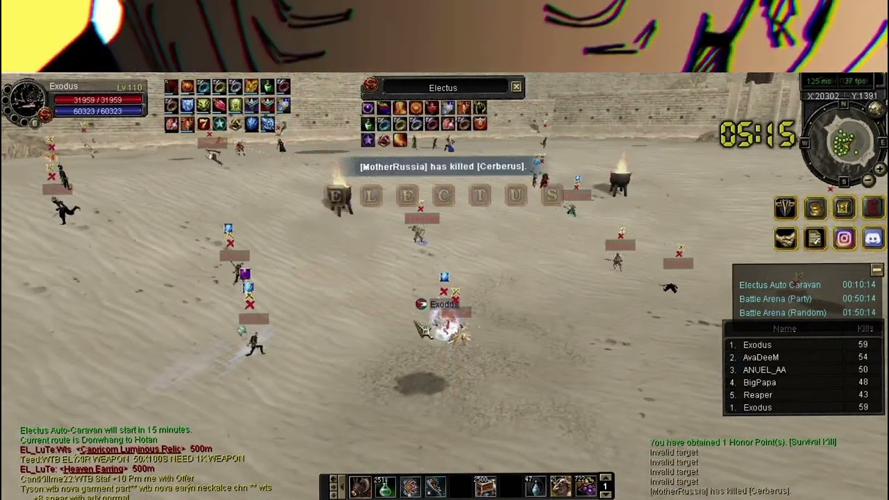 [ Electus Online ] Winning Solo Survival Arena Rank 1 #2