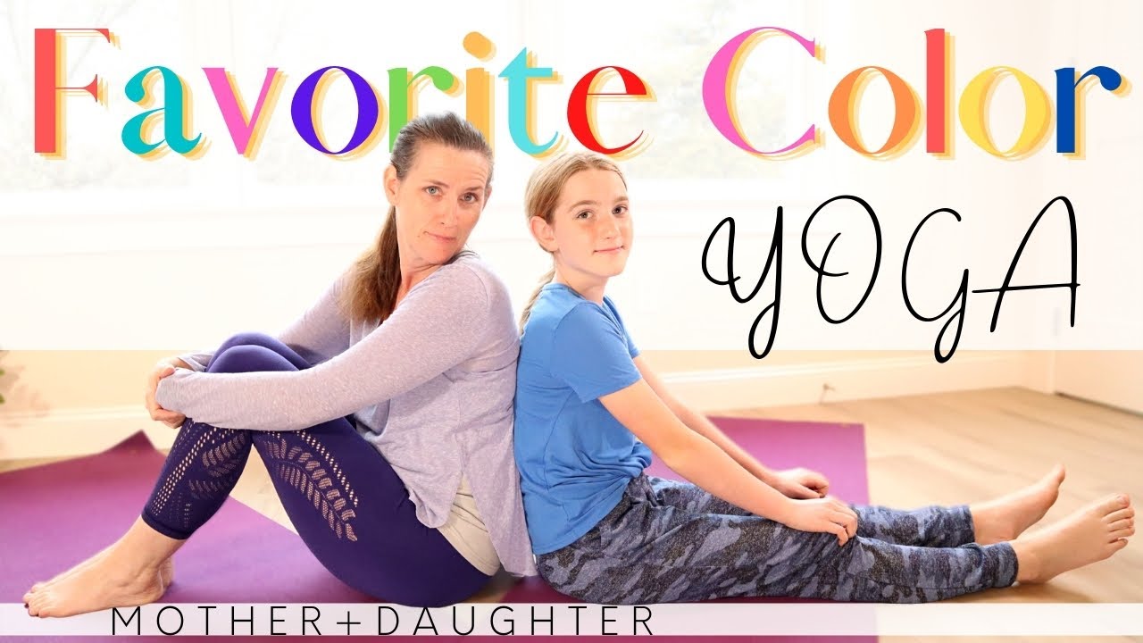 20min | What's Your Favorite Color? Do Yoga With Mother and Daughter Wearing Our Faves! Wanna Join?!