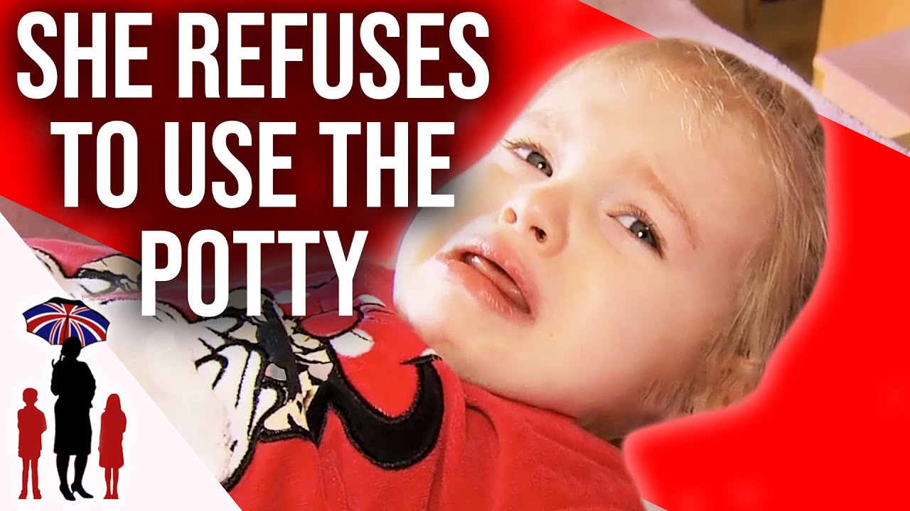 3 Year Old's First Attempt to Use Potty | Supernanny France
