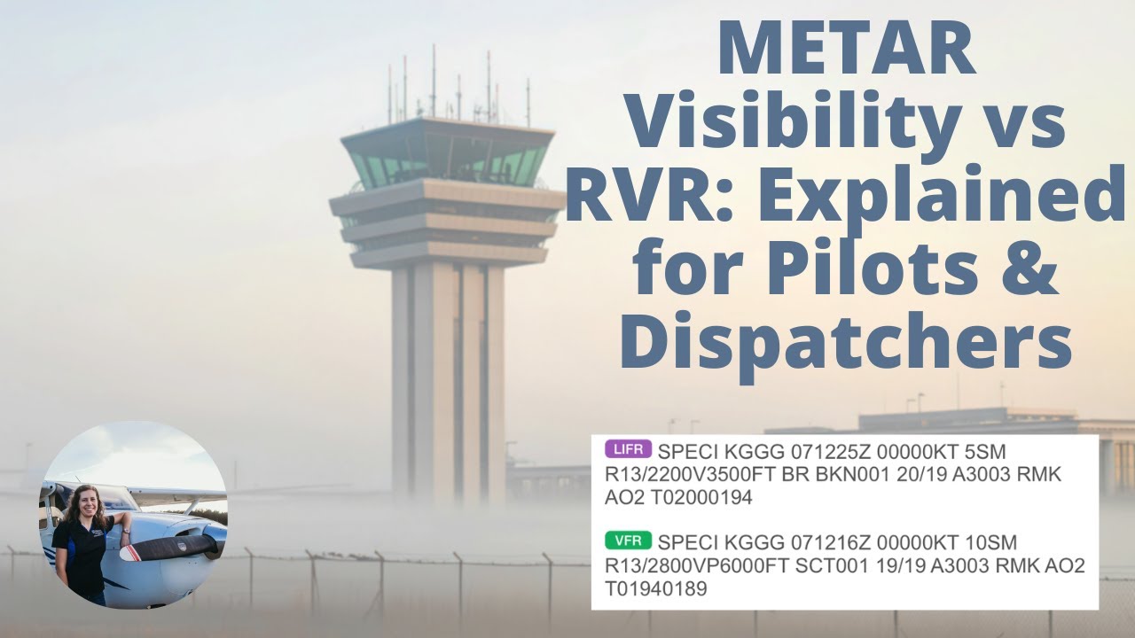 Объяснение видимости и дальности видимости на ВПП по данным METAR: пилоты и авиадиспетчеры — Прео...
