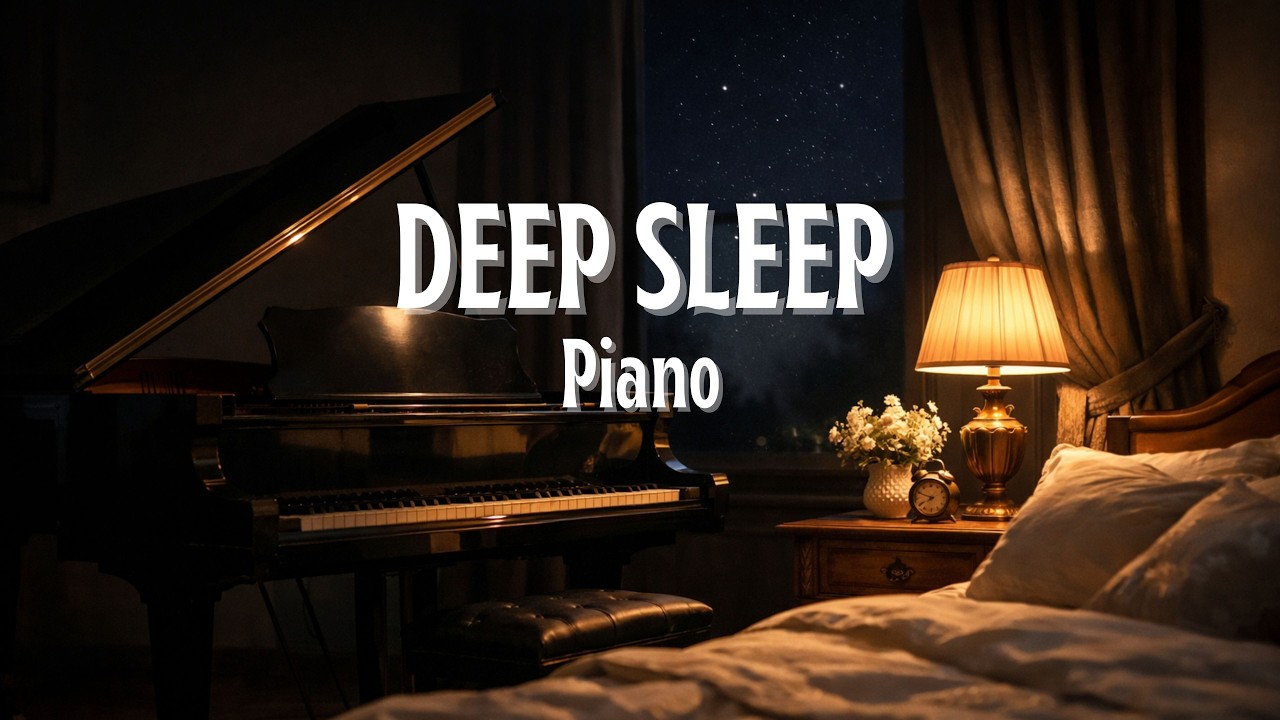 Deep Sleep Piano 🌙 1 Hour of Gentle Piano Music for Calm