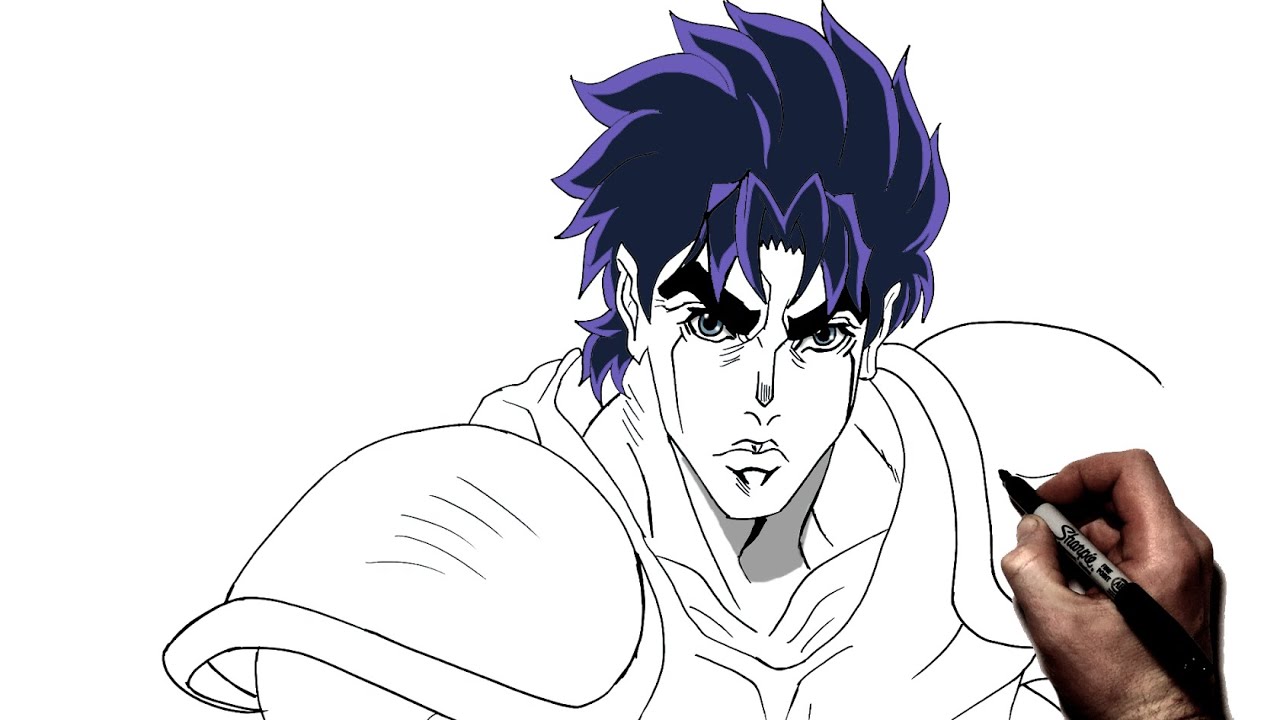 How To Draw Jonathan Joestar | Step By Step | JoJo's Bizarre Adventure