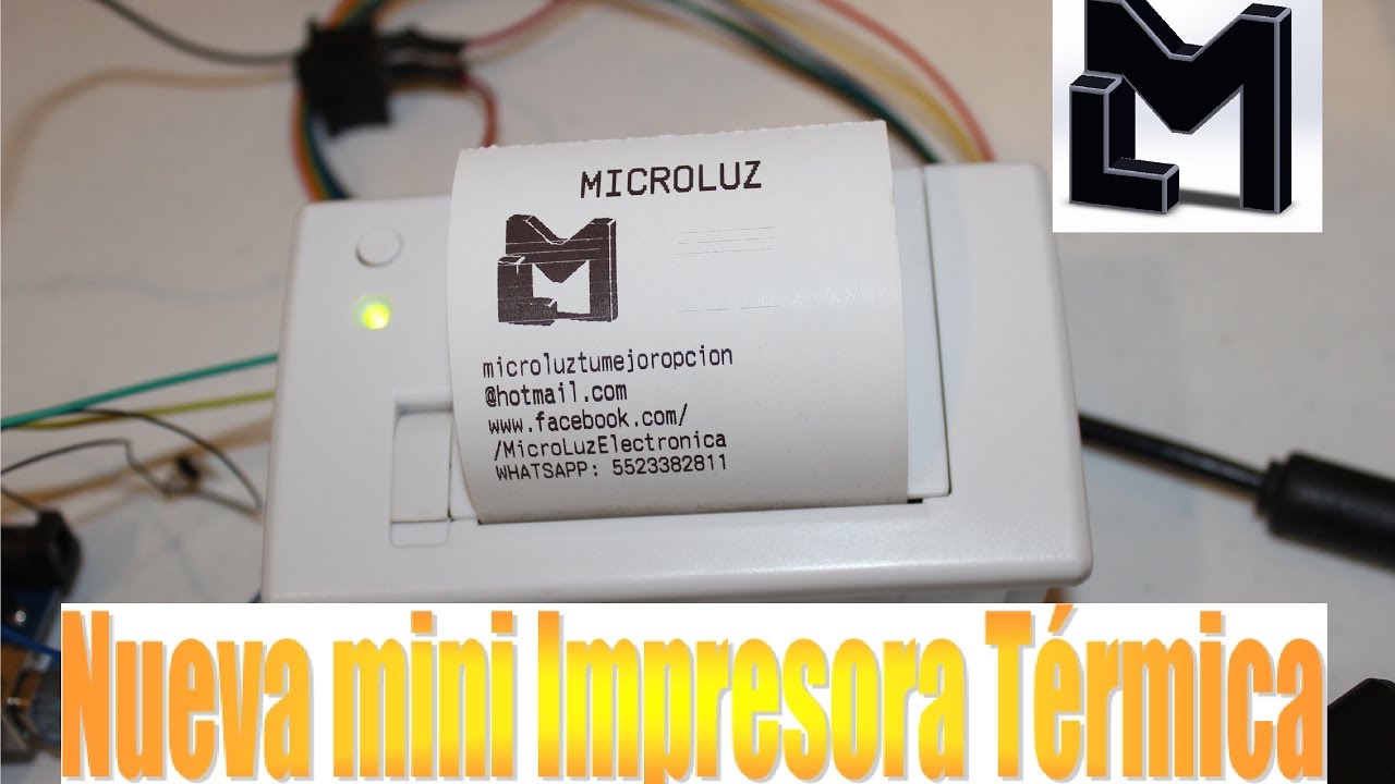 Impresora Térmica Para Microcontroladores