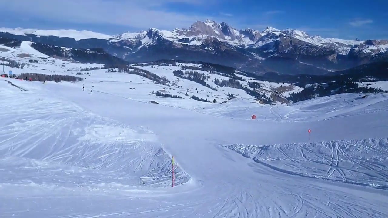 Dolomites Piz Sella Speed Measure with GoPro