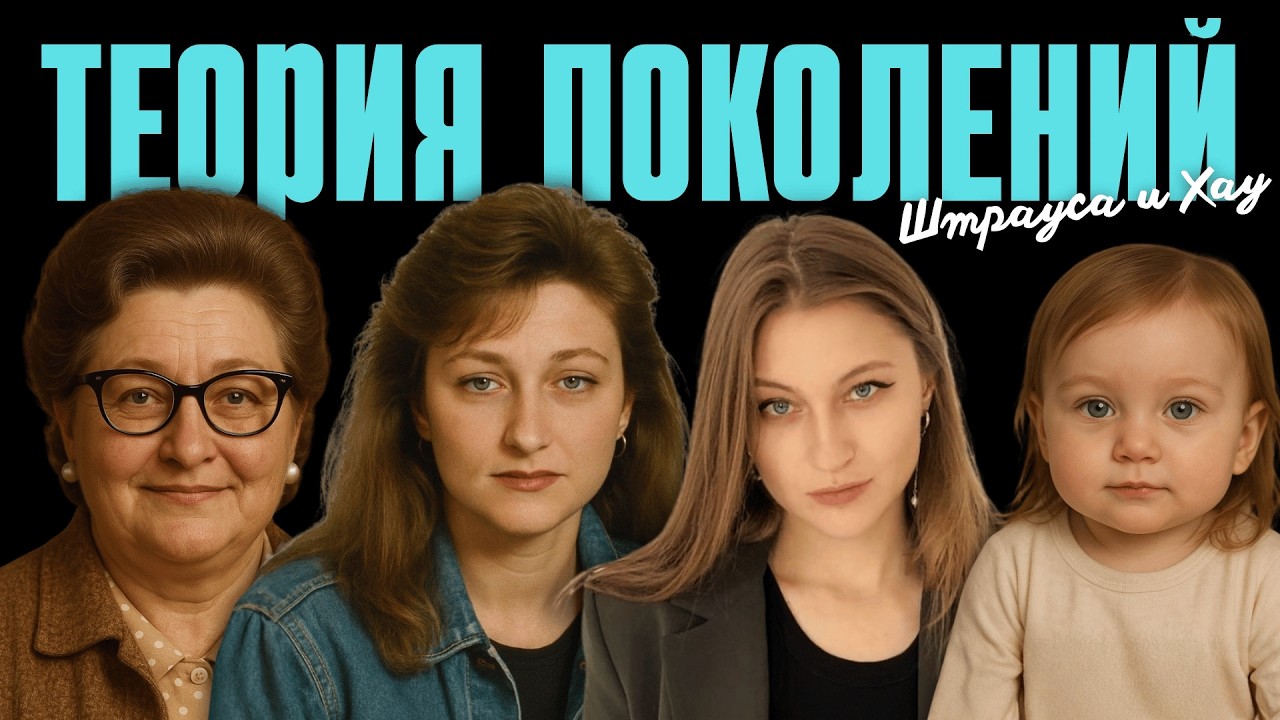 Зумеры, миллениалы, бумеры, иксы, альфа, бета, молчаливое поколение