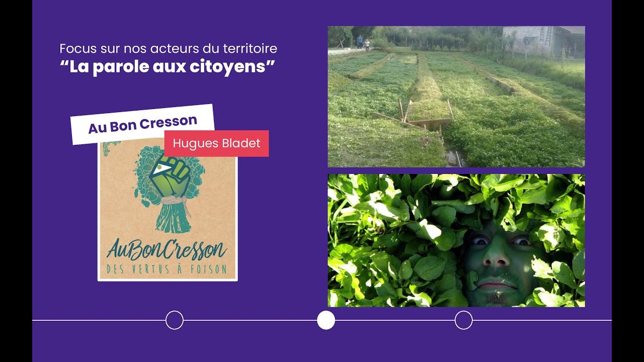 Hugues Bladet Au Bon Cresson lors des vœux de Mathilde Feld