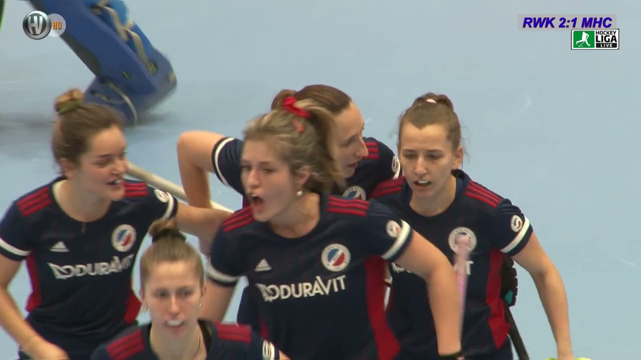 2.Halfinale Damen Hallenhockey Rot-Weiss Köln vs. Mannheimer HC  n7m SO 29.01.2022 Highlights