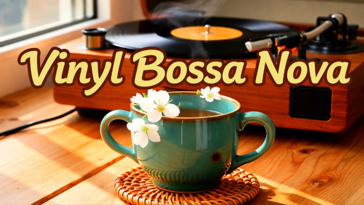 Cozy Vinyl Bossa Nova ☕🎶 Relaxing Brazilian Jazz Piano for Study, Work & Calm Mornings