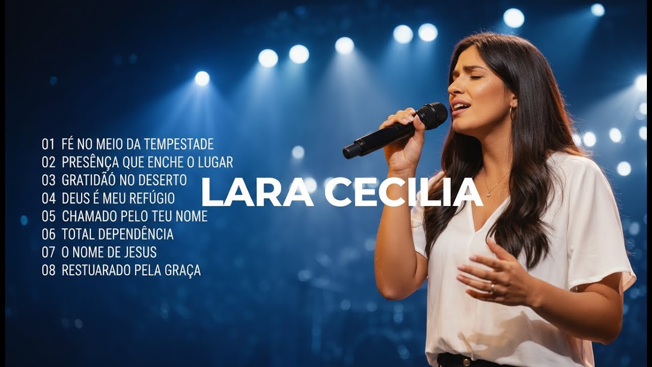 LARA CECILIA | ÁLBUM GOSPEL WORSHIP COMPLETO | FÉ EM MEIO À TEMPESTADE