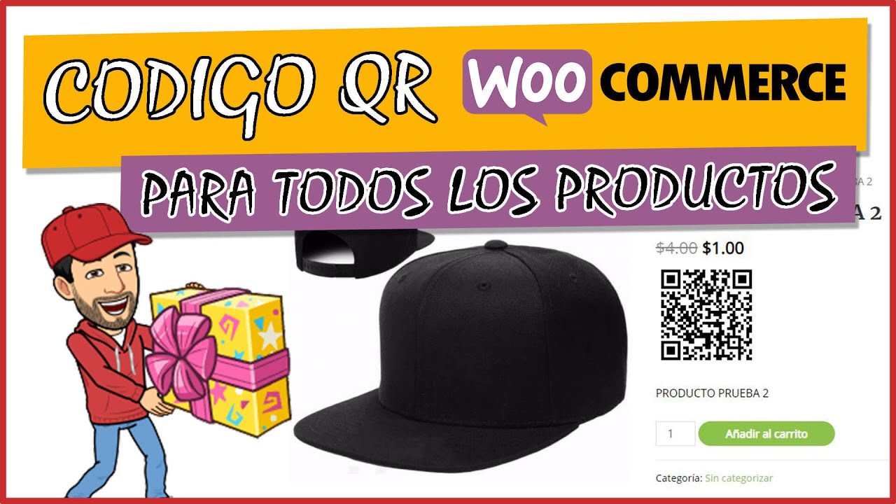 🖐️ Código QR en tu tienda online woocommerce para los productos - wordpress 69 tutorial español