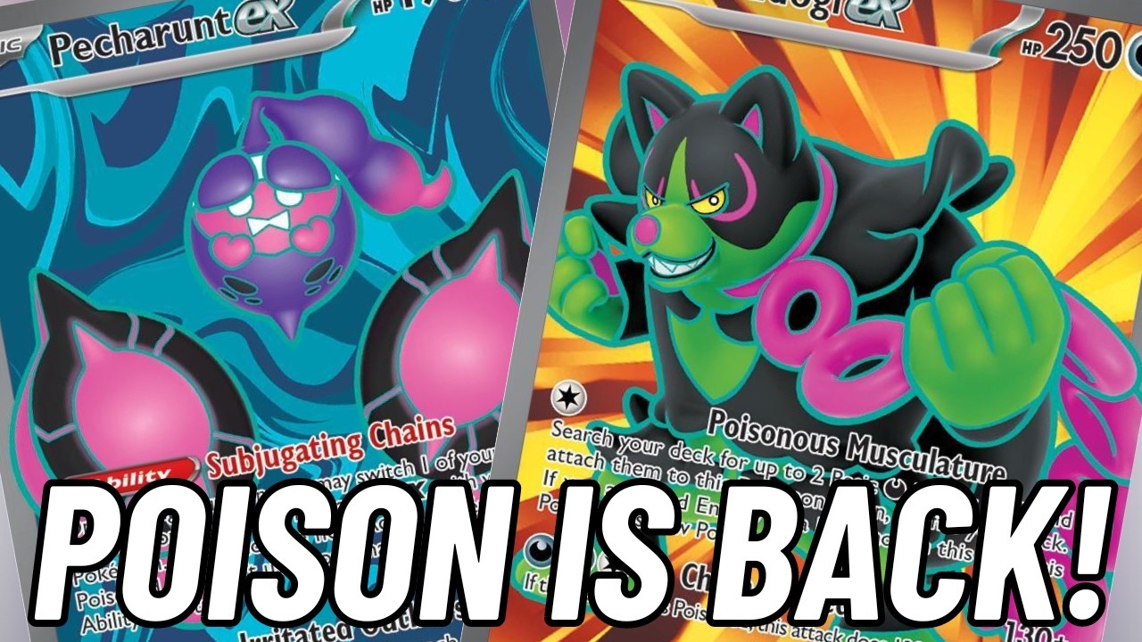 Pecharunt makes a NEW Ultimate poison deck! (Pokemon Trading Card Game)
