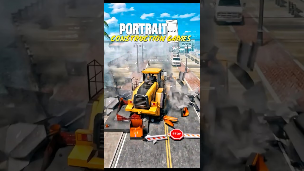 Top 5 Portrait Type Games For Android #shorts #constructiongame
