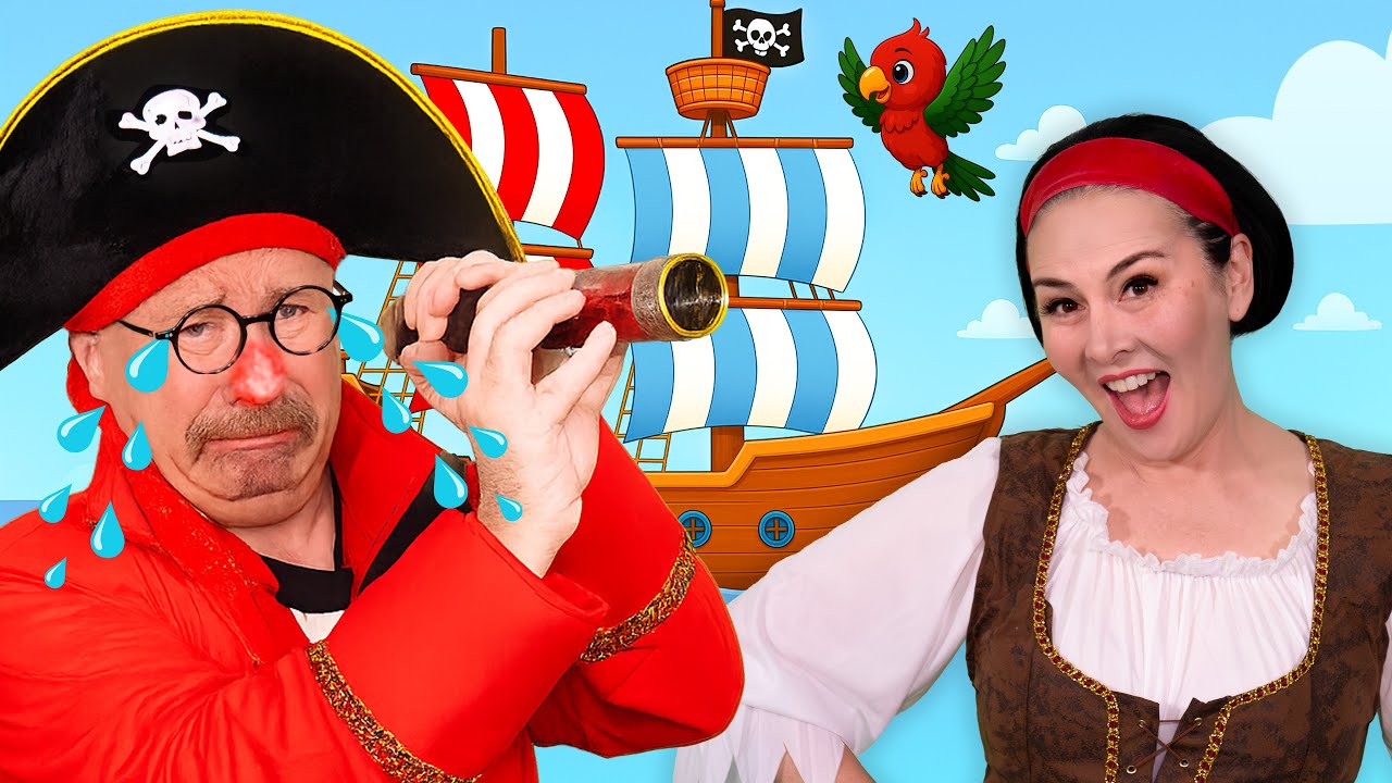 Boo Boo Pirate 🏴&zwj;☠️ A Pirate Went to Sea Sea Sea | Fun Pirate Kids Song