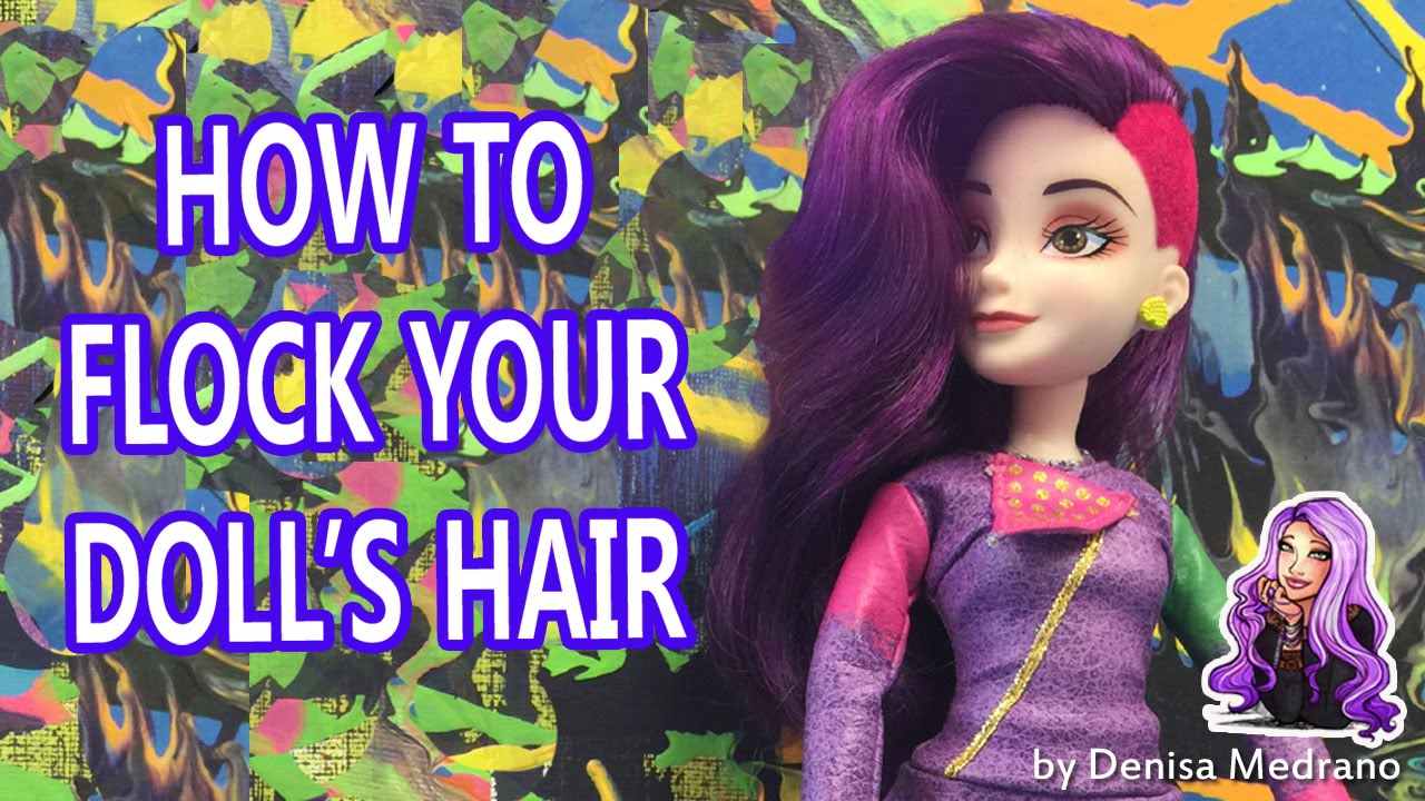 How to flock your doll's hair just like Monster High Venus
