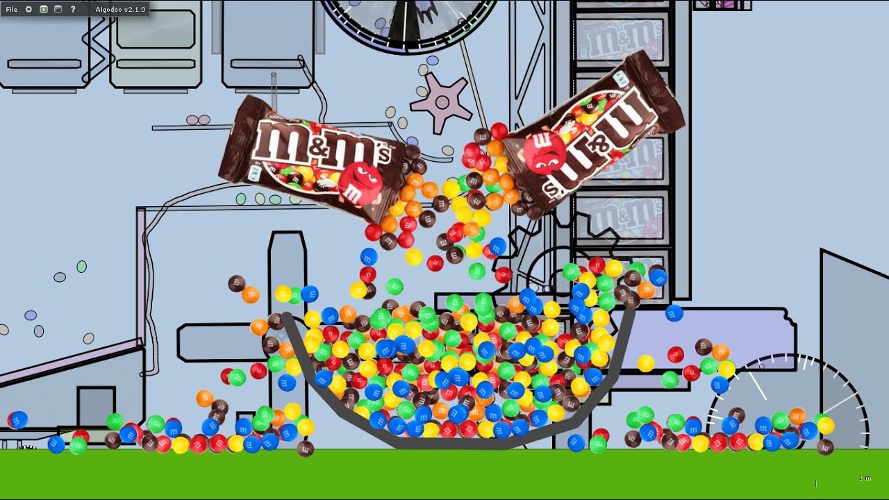 M&M Marble Factory - Algodoo DueMan 9