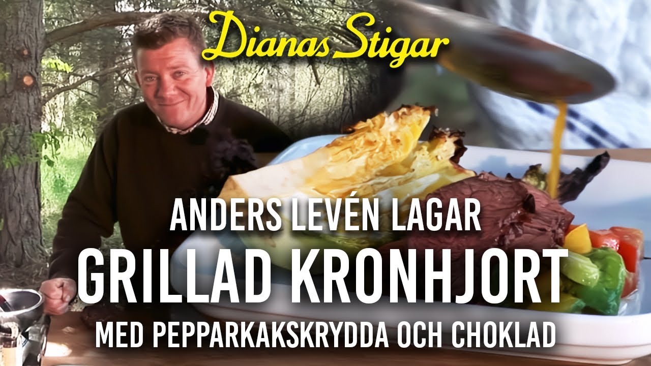Anders Levén bjuder på grillat innanlår av kronhjort