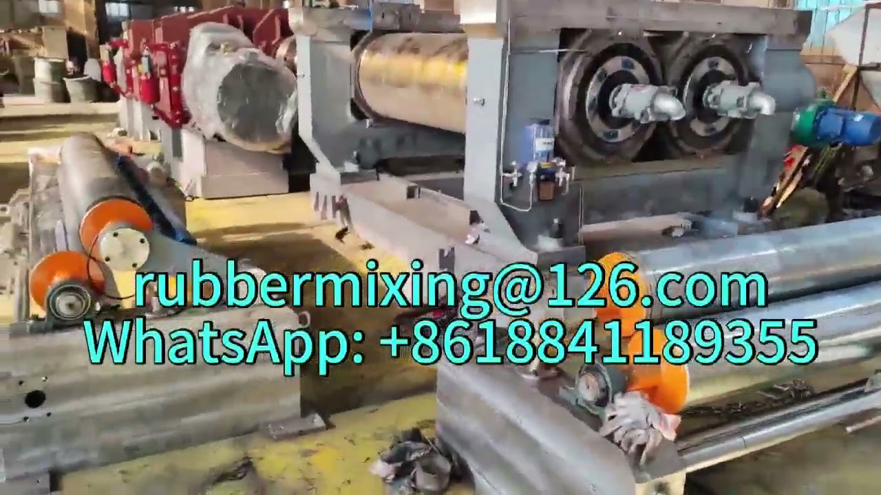 All these 84 inch open type two roller rubber rolling mixing mill mixer machines under making