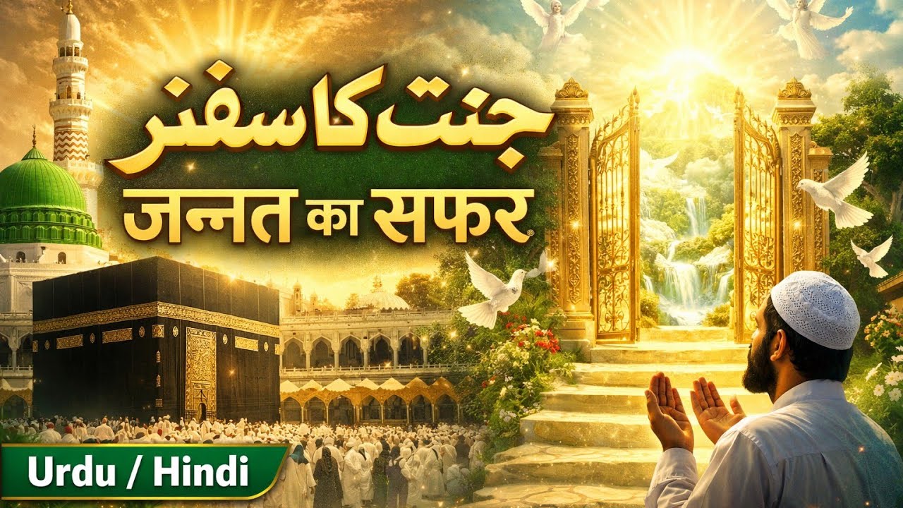 Jannat Ka Dilfareb Safar | Qur’an Mein Bayan Jannat Ka Manzar | Heart Touching Islamic Video