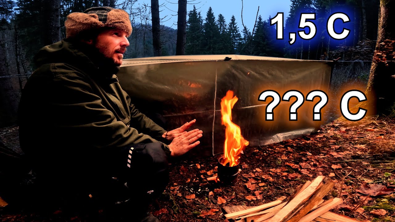 Heating a Super Shelter With Almost Nothing… How Warm Did It Get?