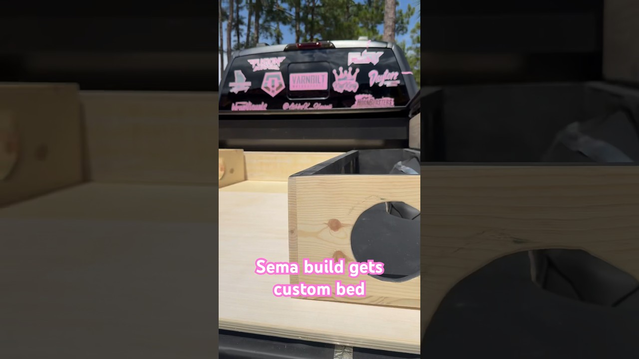 Custom #f250 truck bed!! #custombuilds #sema #sema2024